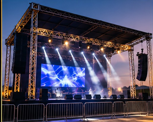 Concept image of concert truss lighting